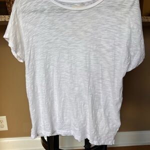 Madewell White Short Sleeve Crew Tee